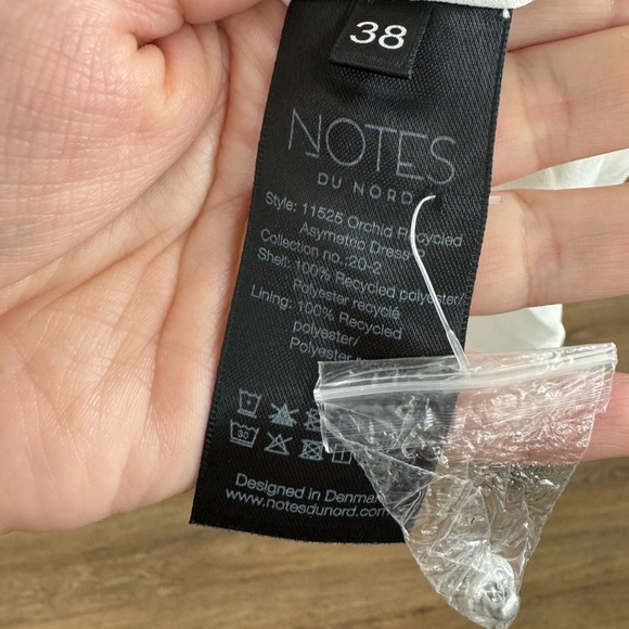 NOTES DU NORD Orchid Asymmetrical Floral Dress Size 38 - Picture 10 of 12